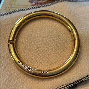 Brass Bull Ring Bracelet - GIDDY UP - NWT